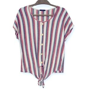 Gyft Women’s Woven‎ Tie Blouse Size S
